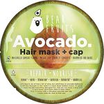 Bear Fruits Mermaid Tiefenfeuchtigkeit + Glanz Haarmaske mit wiederverwendbarer Haube, 20 ml