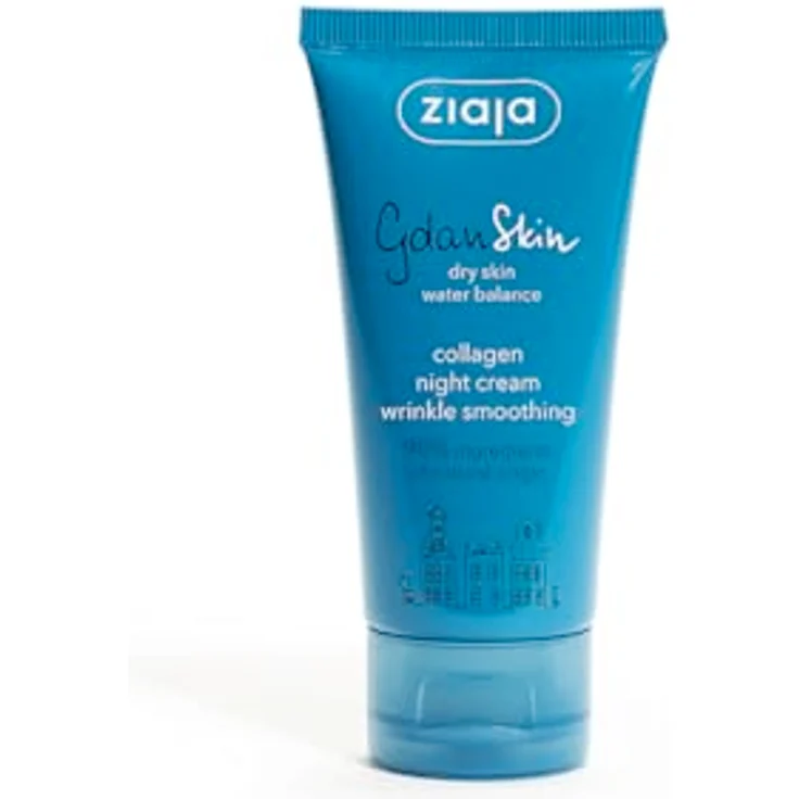 ZIAJA GdanSkin Night Collagen Cream, Gesichtscreme mit intensiver Feuchtigkeitsspende und Faltenreduktion, 50 ml – Bild 1