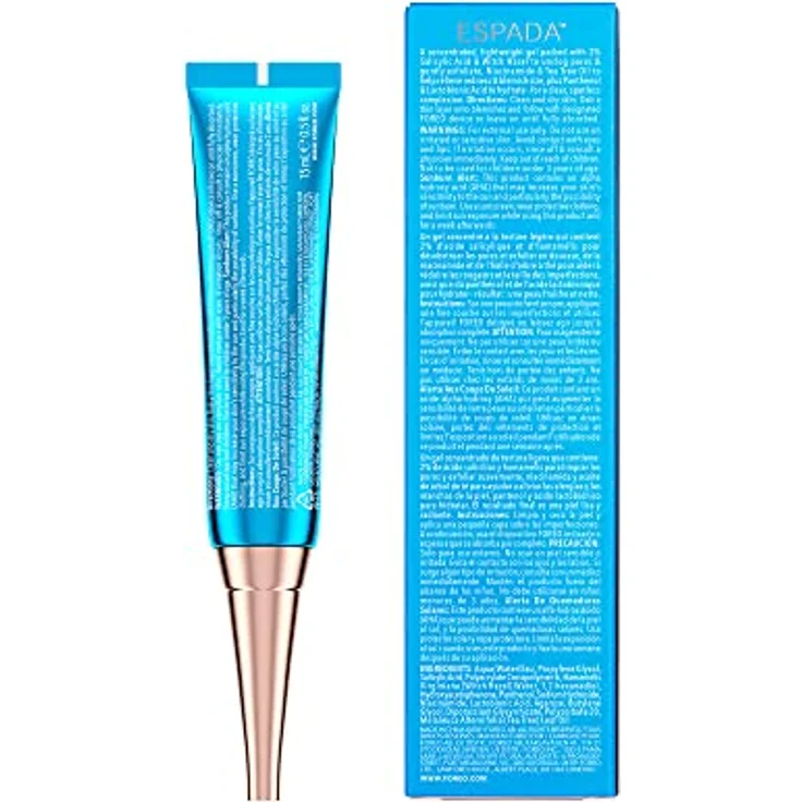 Foreo ESPADA BHA+PHA Blemish Solution, konzentriertes Gel zur gezielten Aknebehandlung, 15 ml, Nachtcreme – Bild 2