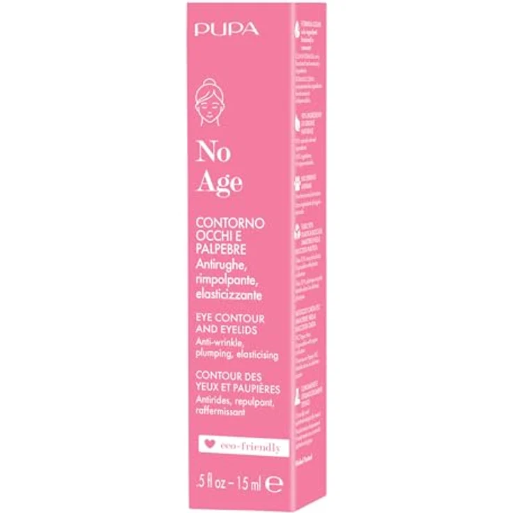 Pupa No Age Augenkontur, 15 ml, straffende Anti-Falten Augencreme mit 95% natürlichen Inhaltsstoffen – Bild 2