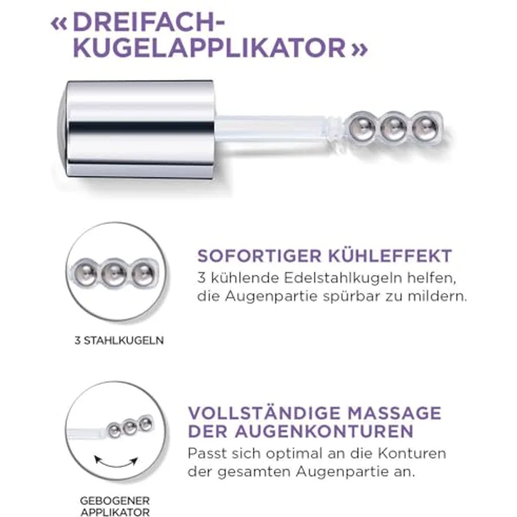 L'Oréal Paris Revitalift Filler Augenserum mit 2.5% [Hyaluronsäure + Koffein] Augenserum 20 ml – Bild 5