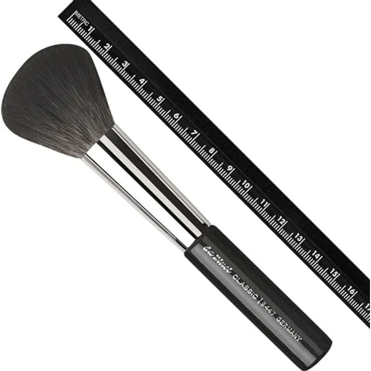 Da Vinci Puderpinsel Rund, extrafeine wellige Kunstfasern, hygienisch und langlebig, 1 ct – Bild 3