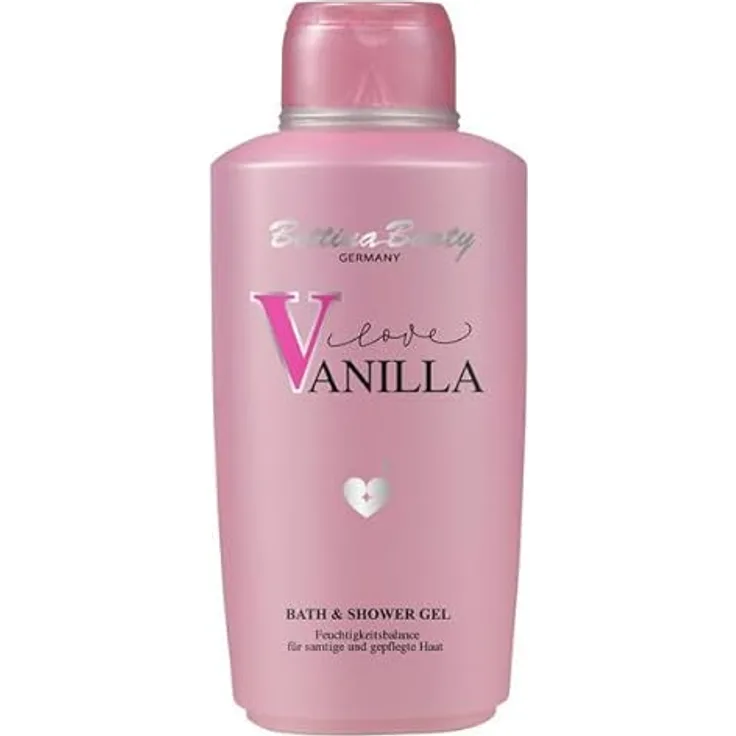Bettina Barty Love Vanilla Bath & Shower Gel 500 ml - Sanft reinigendes Duschgel mit romantischem Vanilleduft