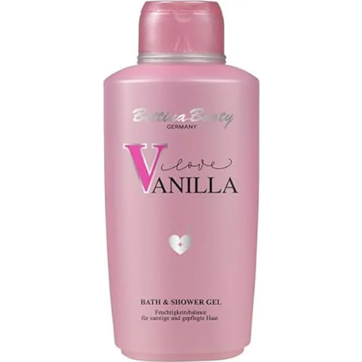 Bettina Barty Love Vanilla Bath & Shower Gel 500 ml - Sanft reinigendes Duschgel mit romantischem Vanilleduft