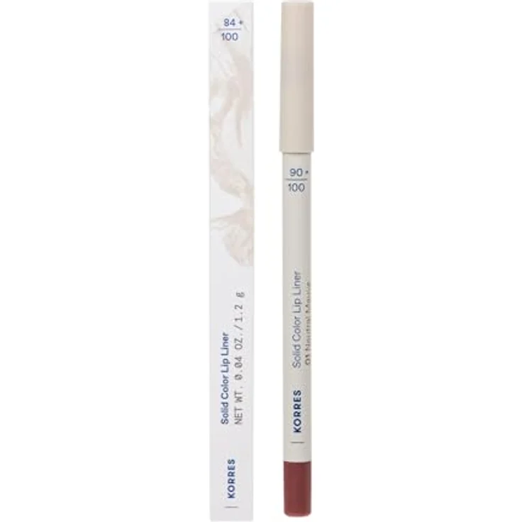 KORRES Solid Color Lipliner, cremiger Lippenkonturenstift für definitionierte Lippen, 1,2 g – Bild 2