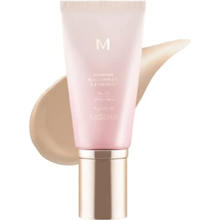 MISSHA Signature Real Complete B.B Cream EX Tone No 23 45g, Feuchtigkeitsspendende Vollabdeckung in heller Nuance – Bild 1