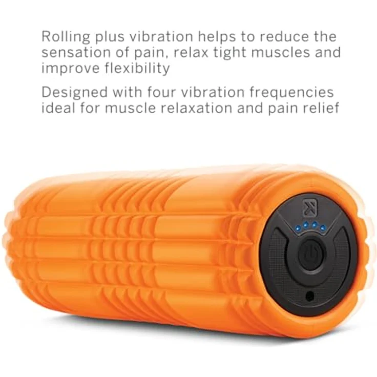 Trigger Point The Grid Vibe Plus, Massagegerät mit Vibrationsfunktion und Distrodensity-Zonen, kabellos, 9 cm Durchmesser – Bild 5