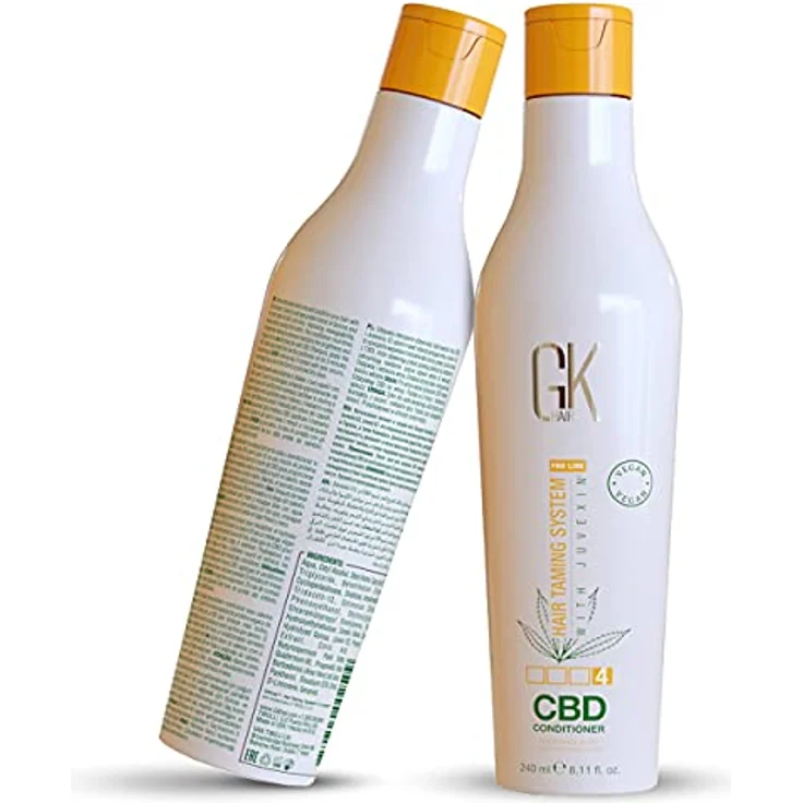 GK Hair CBD Conditioner, revitalisierender Conditioner mit feuchtigkeitsspendendem CBD, 240 ml – Bild 7