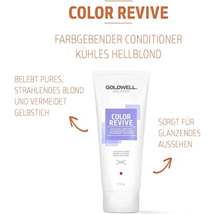 Goldwell Dualsenses Color Revive kühles hellblond 200 ml – Bild 3