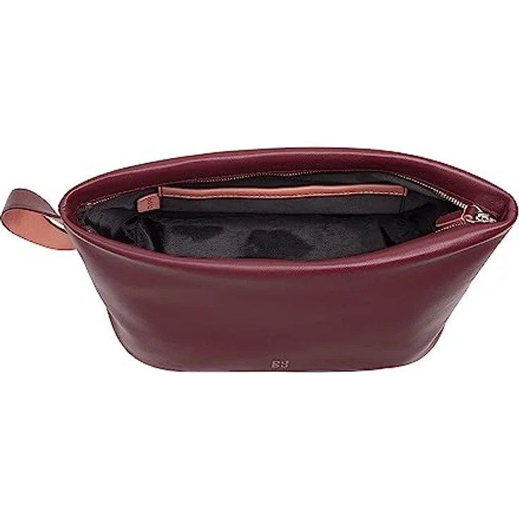 Dudu Fuerteventura Kosmetiktasche Leder 28 cm, Rot, (5 l) – Bild 4