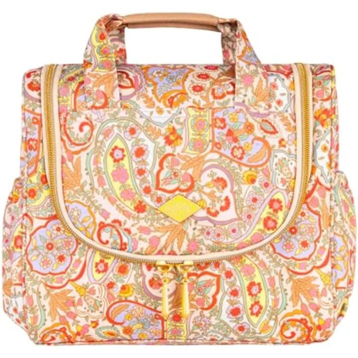 Oilily Petalpark Paisley Cathy, Kulturbeutel 24 cm, orange, 100% Polyester 