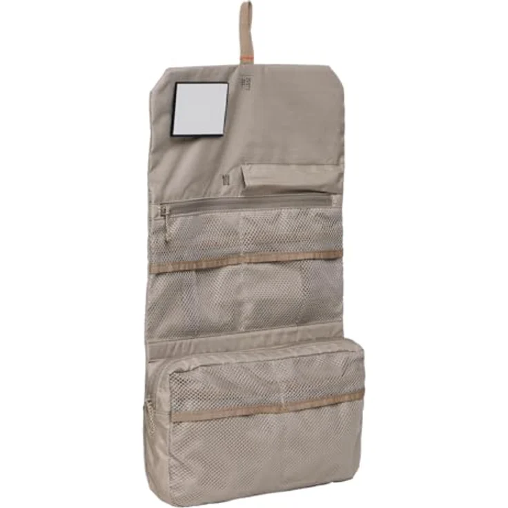 Vaude WashBag M, Kulturbeutel 34 cm, beige, 100% Polyester – Bild 3