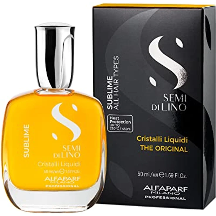 Alfaparf Milano Semi Di Lino Sublime Cristalli Liquidi The Original 50ml - Glanzserum – Bild 2