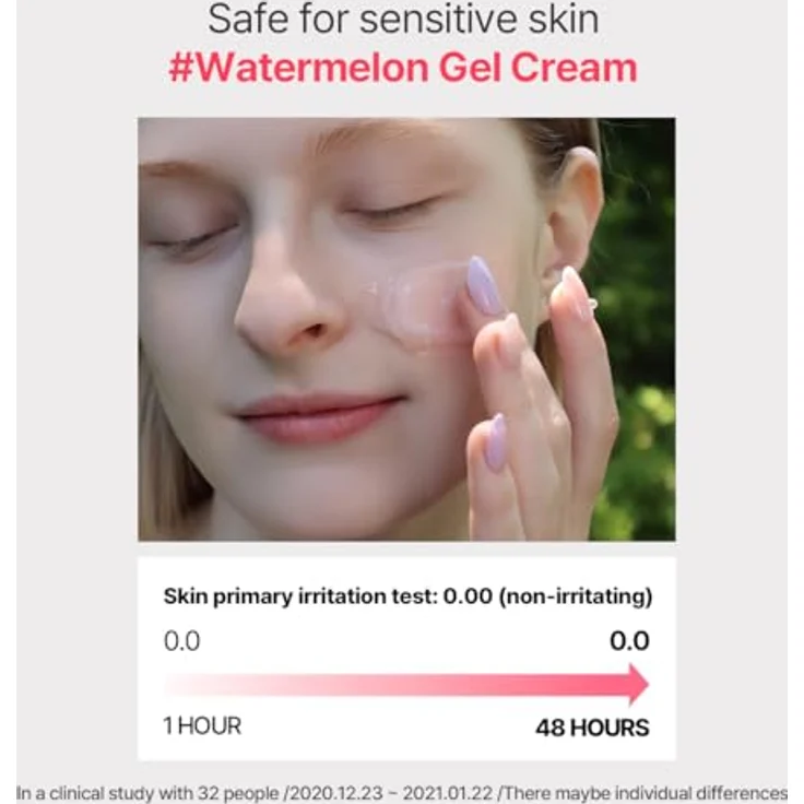Heimish Watermelon Gesichtscreme, tiefenwirksame feuchtigkeitsspendende Creme mit beruhigender Wirkung, 110 ml – Bild 6