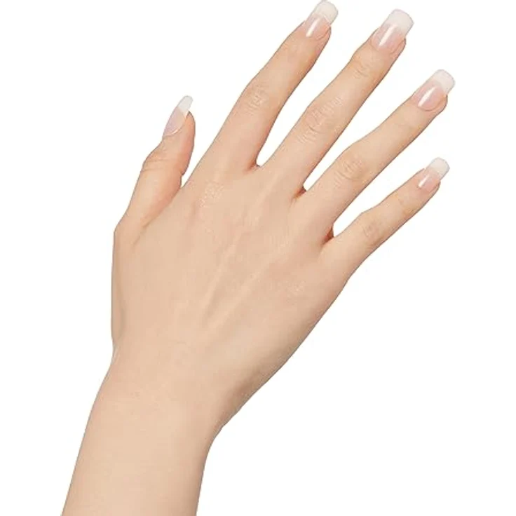 KISS Nude Nails Cashmere, künstliche Fingernägel in Medium, 28 Stück, inklusive Spezialkleber für professionelle Maniküre zuhause – Bild 5