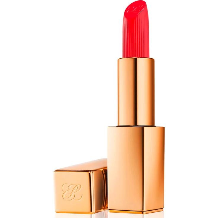 Estée Lauder Pure Color Creme Lipstick 320 Defiant Coral, langanhaltender Lippenstift mit intensivem Creme-Finish, 3,5 g – Bild 1