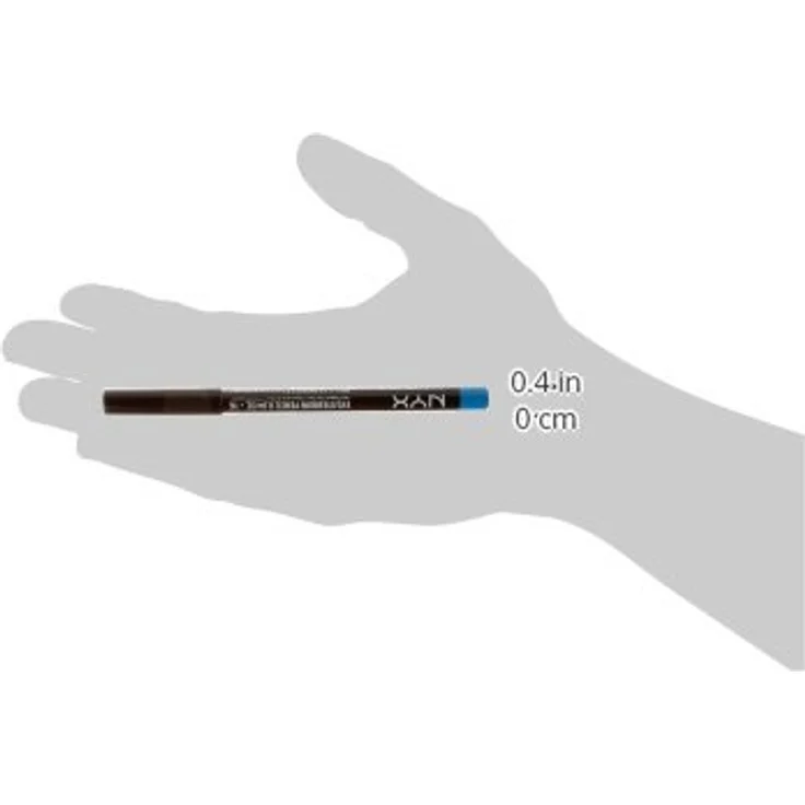 NYX Professional Makeup Eye and Eyebrow Pencil, Präziser Eyeliner in Electric Blue, 1.2 g, abriebfest und farbintensiv – Bild 7