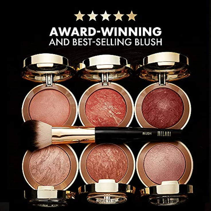 Milani Baked Blush 3,5 g 15 - Sunset Passione, hochpigmentiertes Rouge mit natürlichem Glow – Bild 4
