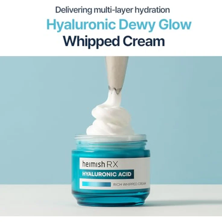 Heimish RX Hyaluronic Acid Rich Whipped Cream, feuchtigkeitsspendende Gesichtscreme mit luftiger Textur, 50 ml – Bild 2