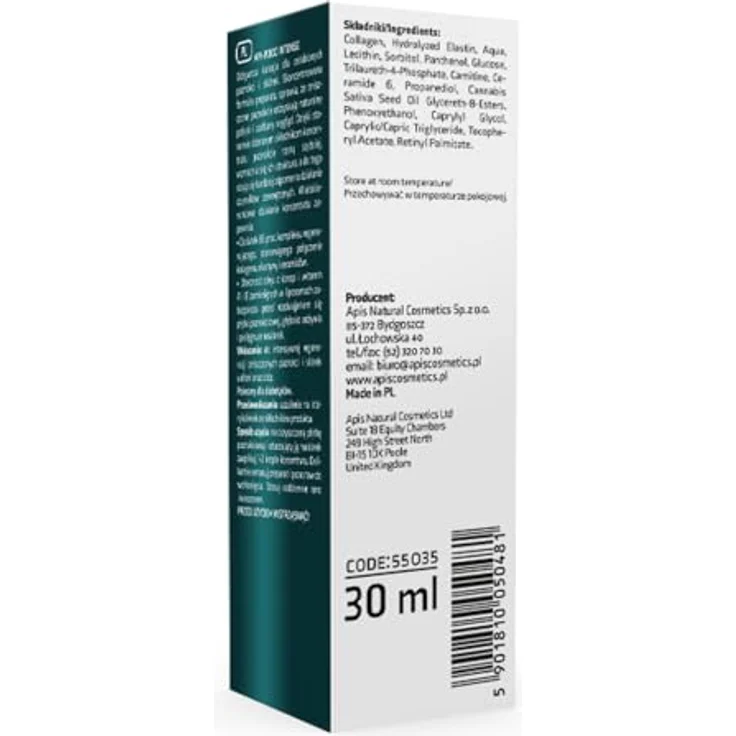 Apis Nagelkonzentrat API-PODO INTENSE, Regenerierende Nagelkur mit Kollagen, Ceramiden und Hanföl, Inhalt: 30 ml – Bild 2