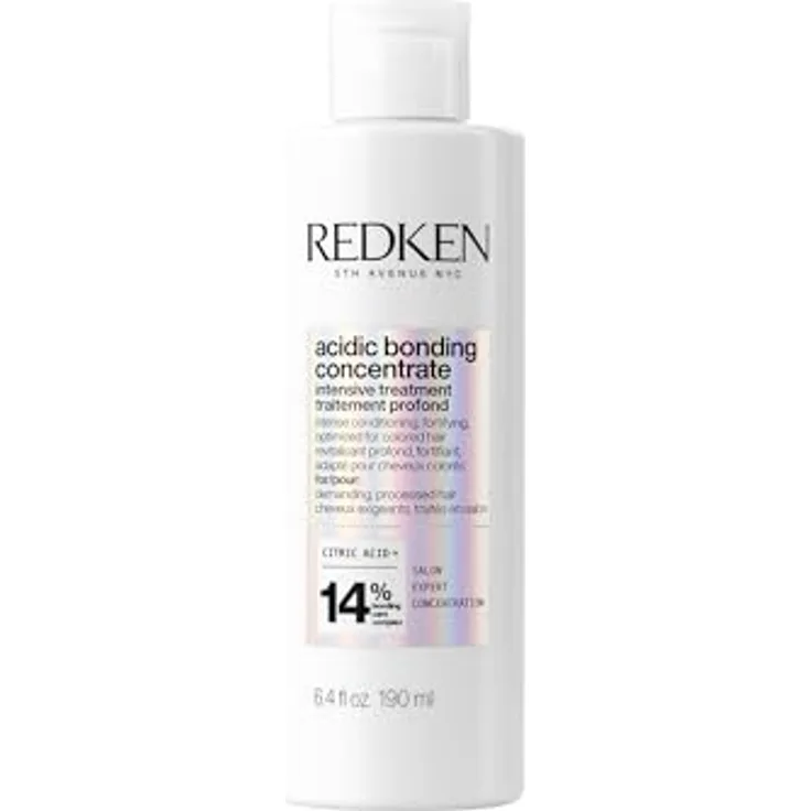 Redken Acidic Bonding Concentrate Intensive Treatment gegen Farbverlust, Mit Bonding Care Komplex, 1 x 190 ml, Zitrusduft