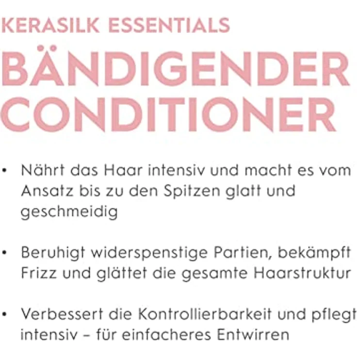 Kerasilk Essential, Bändigender Conditioner für widerspenstiges und krauses Haar, 750ml – Bild 2