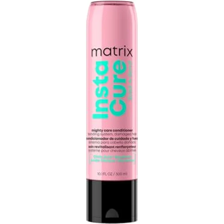Matrix Conditioner für geschädigtes und chemisch behandeltes Haar, Mit Zitronensäure und Squalan, Für starkes und geschmeidiges Haar, Insta Cure Build-A-Bond, 300 ml – Bild 1