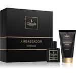 Gisada Ambassador Intense, Geschenkset für Herren mit Eau de Parfum 50 ml und parfümiertem Duschgel 100 ml
