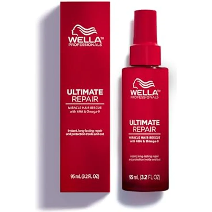 Wella Professionals Ultimate Repair Miracle Hair Rescue Haar Serum – reparierende 90 Sek. Haarkur ohne Ausspülen – 95 ml, entwirrendes Spray mit Anti Frizz und Anti Spliss Wirkung