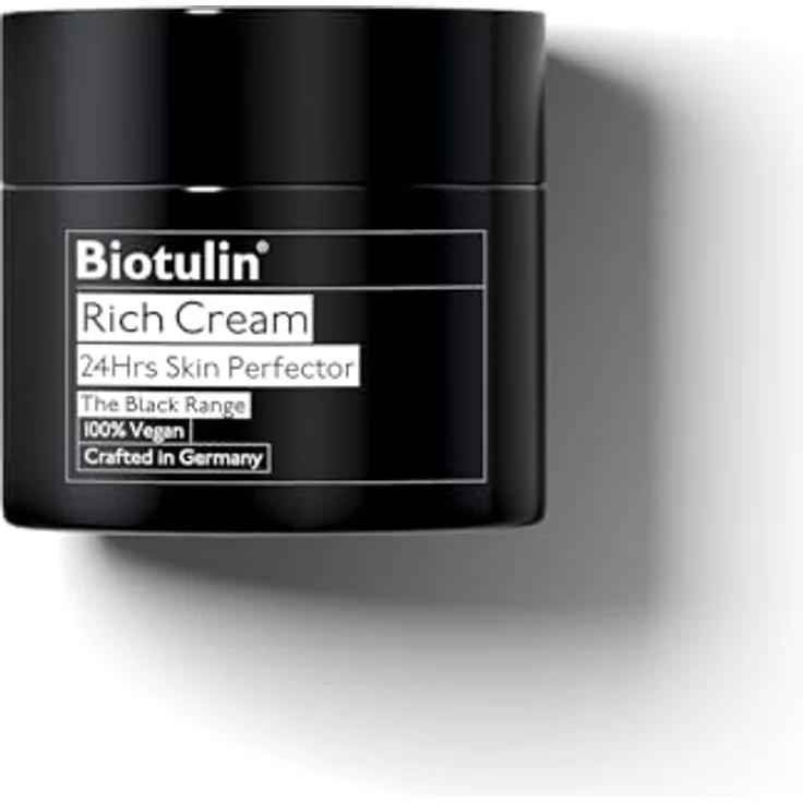 Biotulin Rich Cream 50ml, Anti-Falten Feuchtigkeitscreme mit Spilanthol und Hyaluronsäure, intensive 24-Stunden-Hydration für aufgepolsterte Haut