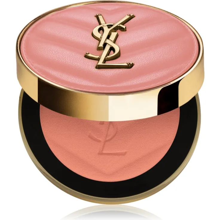 Yves Saint Laurent Make Me Blush Bold Blurring Puder-Rouge, Farbton 57 Coral Clash, 6 g – für einen gesunden Teint und natürliche Wangenröte
