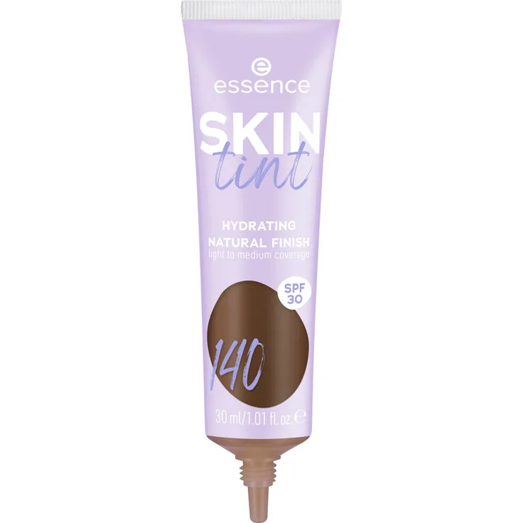 Essence SKIN TINT getönte Feuchtigkeitscreme mit SPF 30, vegane Formel, Farbton #140, 30g