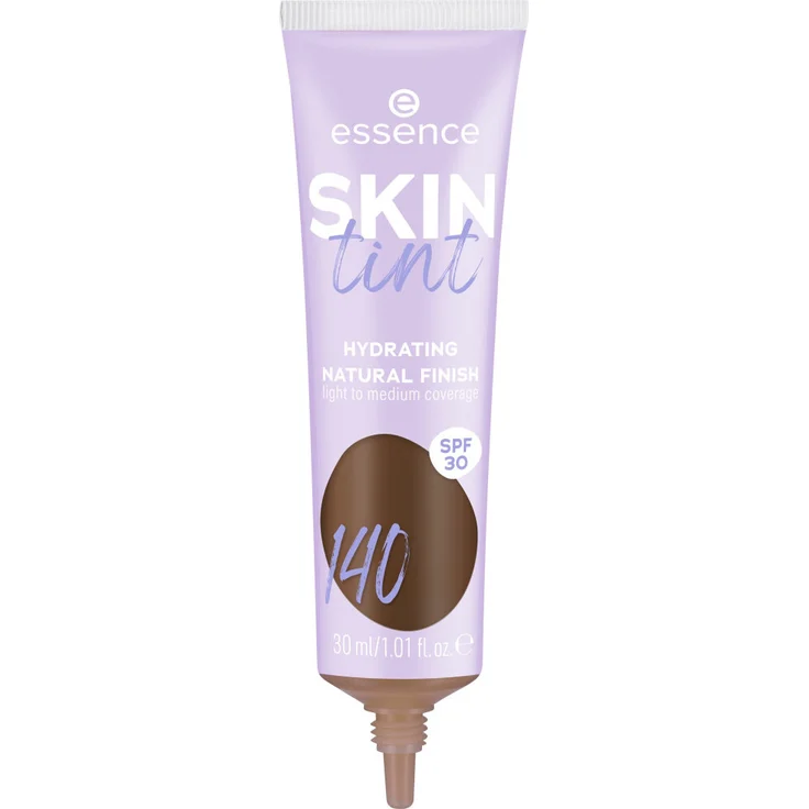 Essence SKIN TINT getönte Feuchtigkeitscreme mit SPF 30, vegane Formel, Farbton #140, 30g