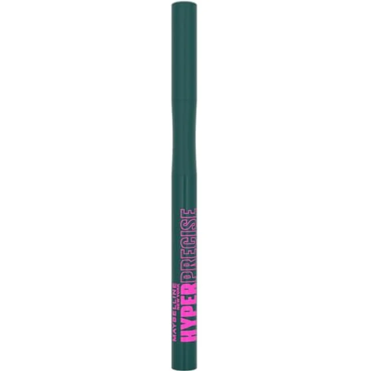 Maybelline New York Hyper Precise Allday Liner 730, Eyeliner + Kajal mit 0,4 mm feiner Filzspitze, Emerald Green, 1 ml – Bild 2