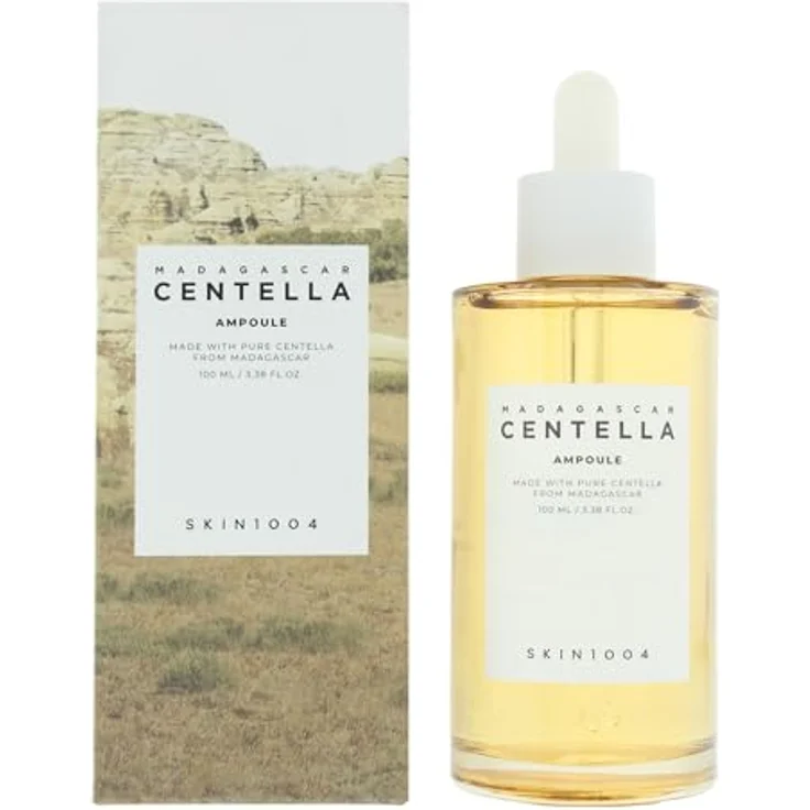 SKIN1004 Madagascar Centella Ampoule 100 ml, Gesichtsserum zur Hautreparatur und Feuchtigkeitsregulierung – Bild 2