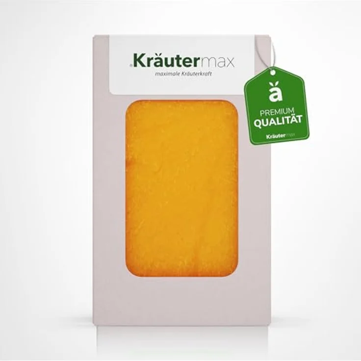 Kräutermax Ringelblumen Seife 1 x 100 g, Handgemacht, Kaltgerührt, Premiumqualität - Naturweiß – Bild 1