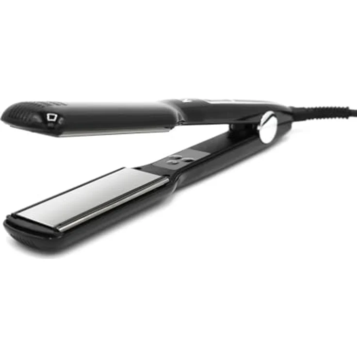 KU2 Cosmetics Haarglätteisen Bold, Extra breite 37 mm Keramik-Platten, LED-Display, 130–220 °C, 40 s Aufheizzeit, automatischer Shut-Off, vielseitig für glattes, lockiges Haar & voluminöse Wellen – Bild 1