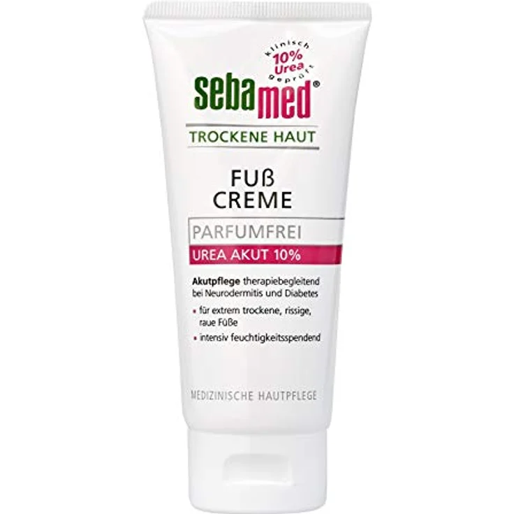 Sebamed Trockene Haut Parfümfrei Fußcreme Urea10% 100 ml  – Bild 2
