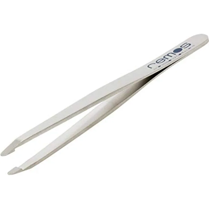 remos professional body care REMOS Augenbrauenpinzette mit runder Spitze, rostfreier Edelstahl, 9,5 cm, inkl. Schutzetui