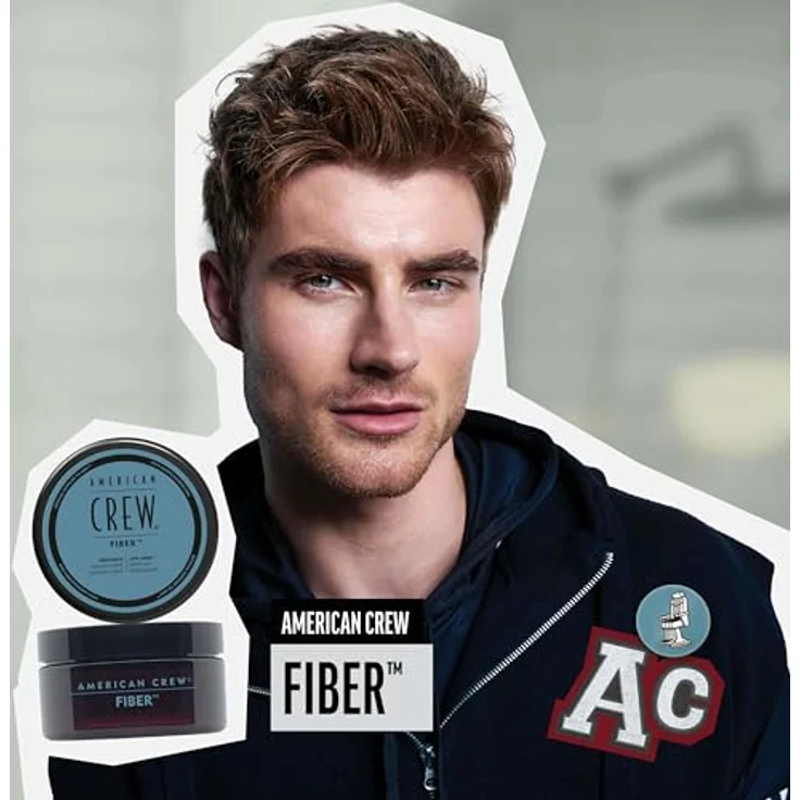 American Crew Fiber Haarfaser wie Haargel für Herren, hoher Halt und niedriger Glanz, 85 g (1 Stück) – Bild 5