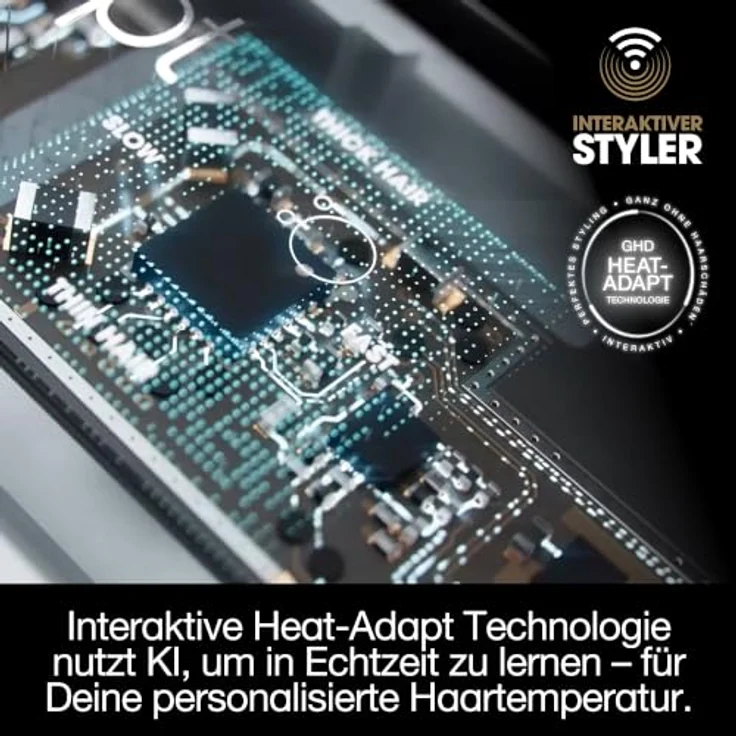 ghd Glätteisen sculpt™ interaktives, Schwarz, mit KI-gestützter Heat-Adapt Technologie für perfektes Styling ohne Haarschäden – Bild 4