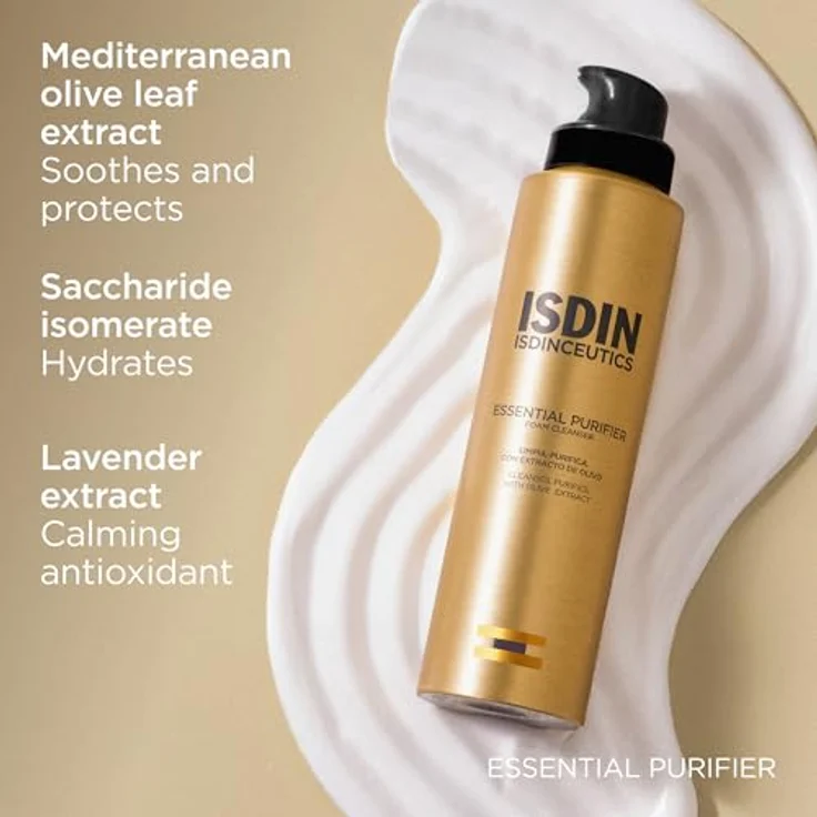 Isdin Isdinceutics Essential Purifier, Gesichtsreinigungsschaum, 150 ml - sanft und effektiv, entfernt Unreinheiten, für tägliche Anwendung – Bild 7