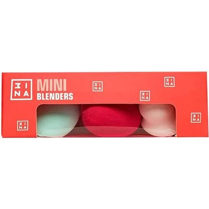 3INA MAKEUP - Vegan - Cruelty Free - The Mini Blenders - Multicolor - Mini-Make-up-Schwamm - Schwamm-Kosmetik - Mischschwamm - Makellos für Flüssigkeit - Creme und Puder - Nass und Trocken