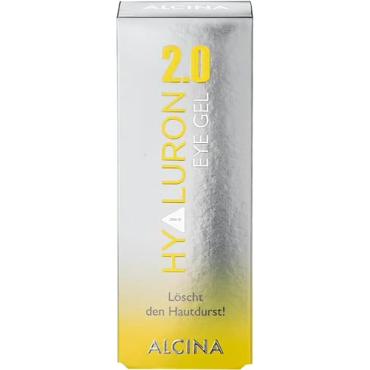 ALCINA HYALURON 2.0 Eye Gel, kühlendes Augen-Gel mit Hyaluronsäure, 15 ml für trockene und feuchtigkeitsarme Mischhaut – Bild 3