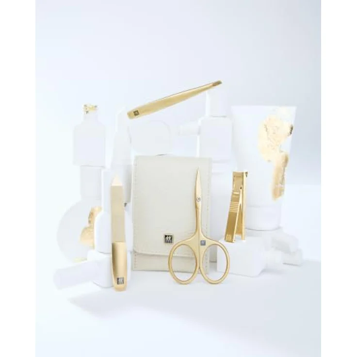 Zwilling Beauty Nagelknipser Maniküre Set 4tlg. im Echtleder-Etui, platzsparend und unisex – Bild 3