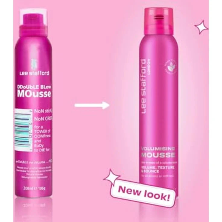 Lee Stafford Double Blow Mousse Schaumfestiger 200 ml – Bild 5
