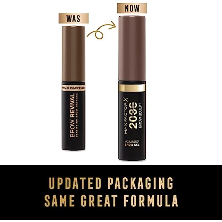 Max Factor 2000 Calorie Volumising Brow Sculpt Gel, Long-Lating, Plumped & Fuller-Looking Brows, Waterproof, Smudge-Proof, Shapes & Intensifies, 002 Soft Brown, 4.5 ml – Bild 3