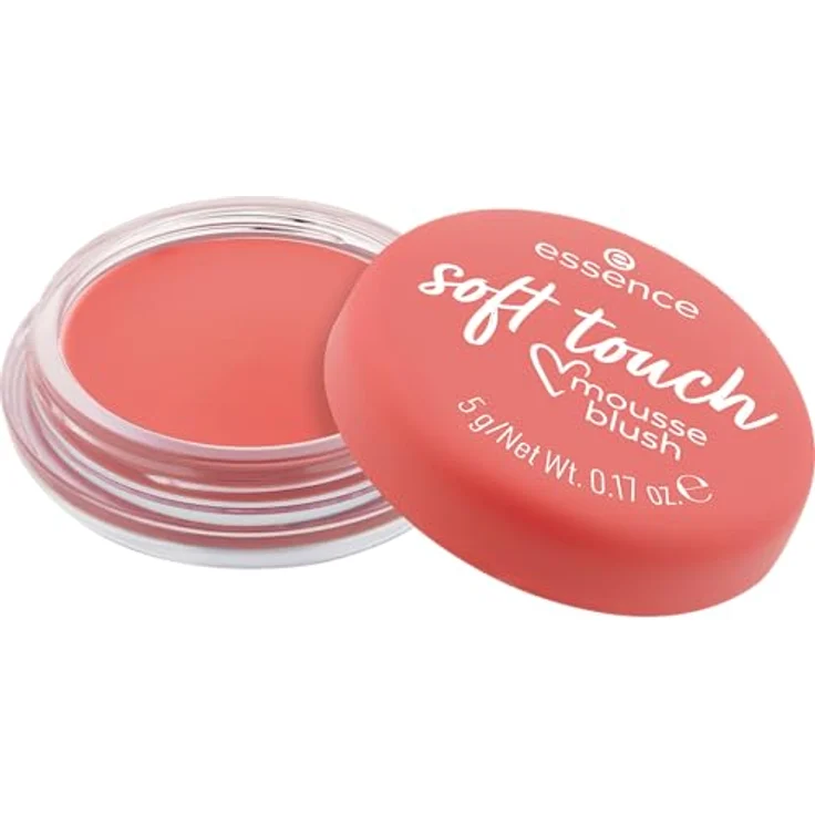 essence soft touch mousse blush, Rouge Nr. 30, Rot, mattes Finish, vegan, ölfrei, 1er Pack (5g) – Bild 1