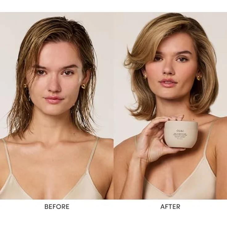 OUAI Treatment-Haarmaske für feines bis mittelstarkes Haar – repariert, hydratisiert & verleiht Glanz – mit Sheabutter, Keratin & Panthenol – 100ml, paraben-, phthalat- & sulfatfrei – Bild 2