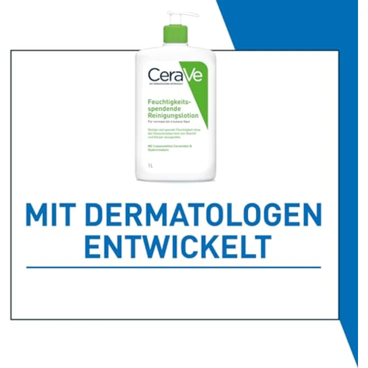 Cerave HYDRATING CLEANSER for normal to dry skin 1000 ml für normale und trockene Haut mit feuchtigkeitsspender Wirkung – Bild 4